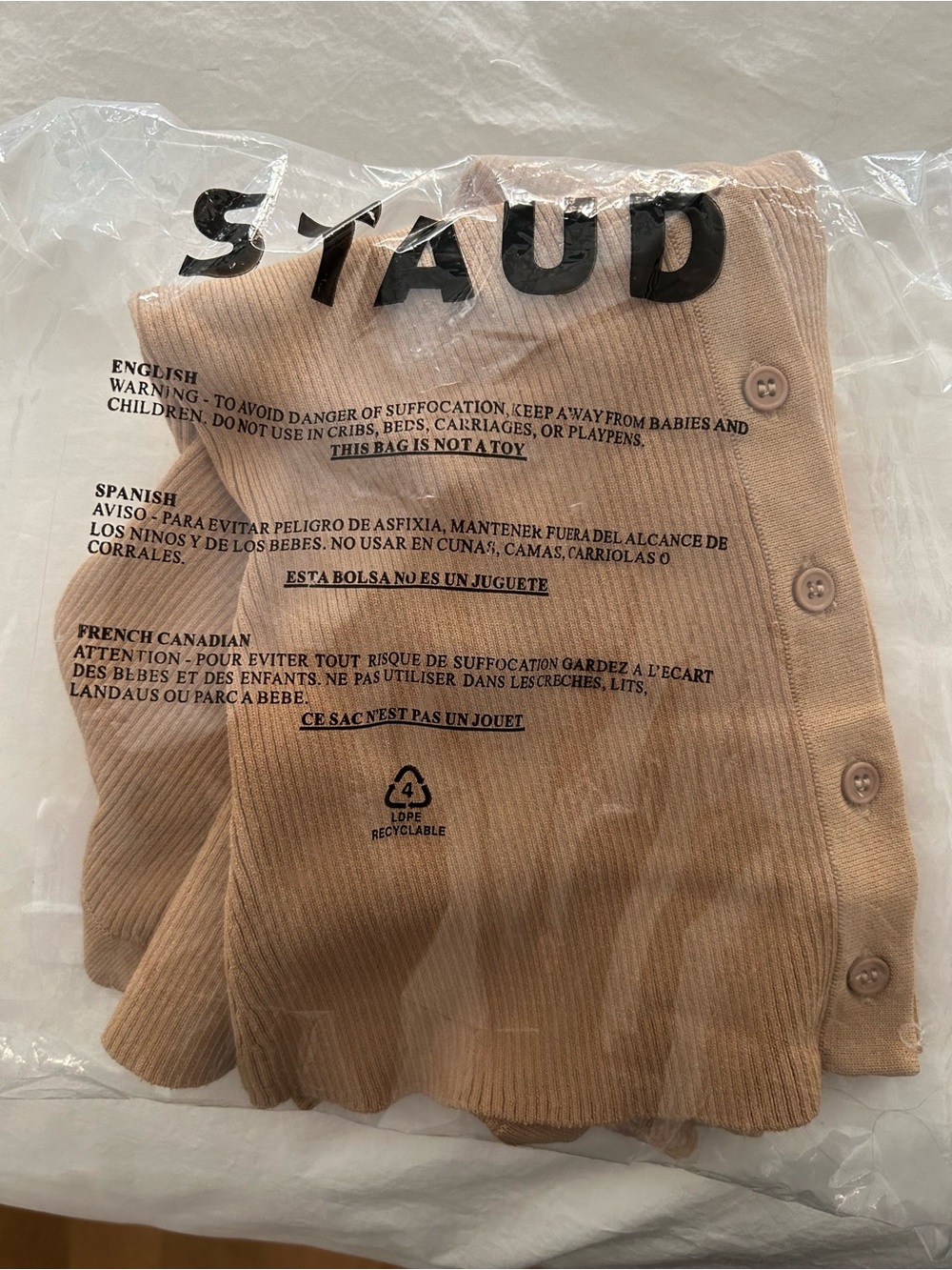New Staud STAUD
Craftsman Sweater in Camel- Small - Picture 3 of 3